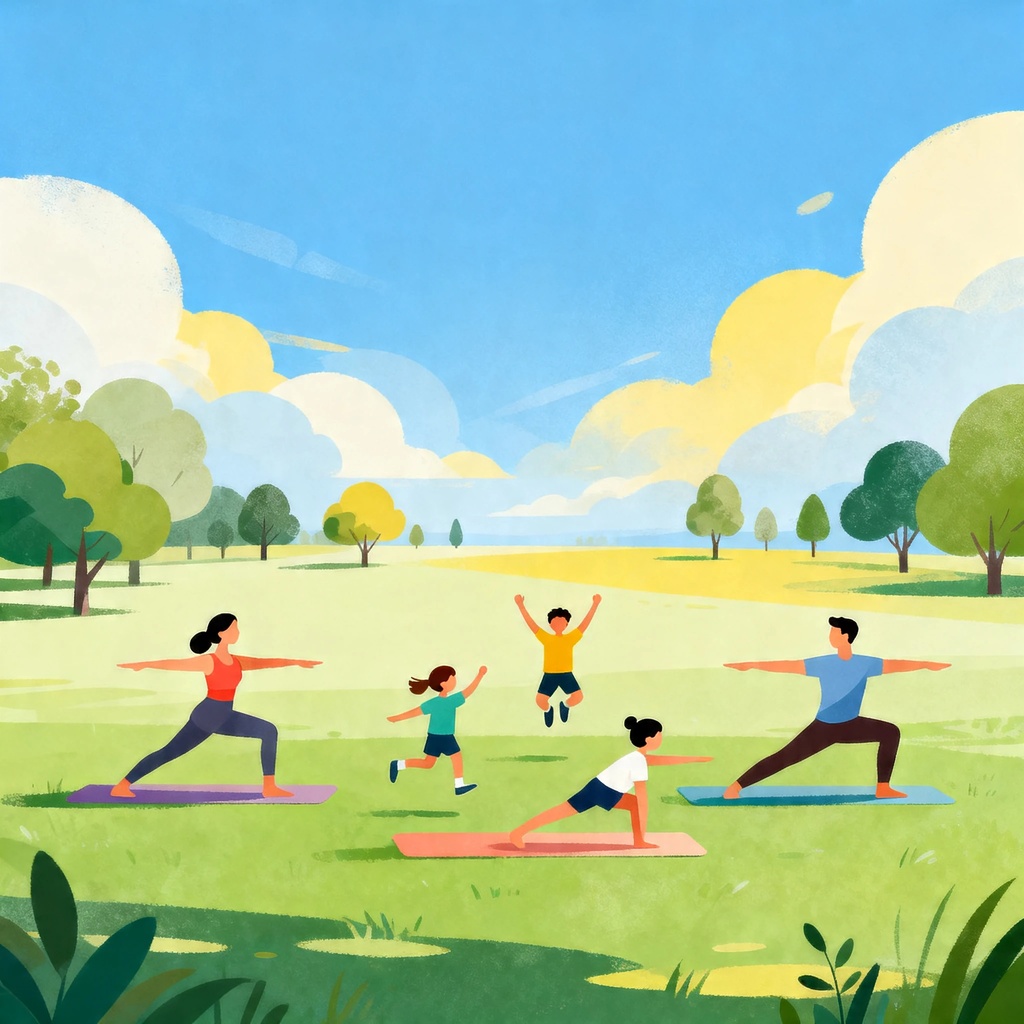 Najlepsze ćwiczenia dla całej rodziny